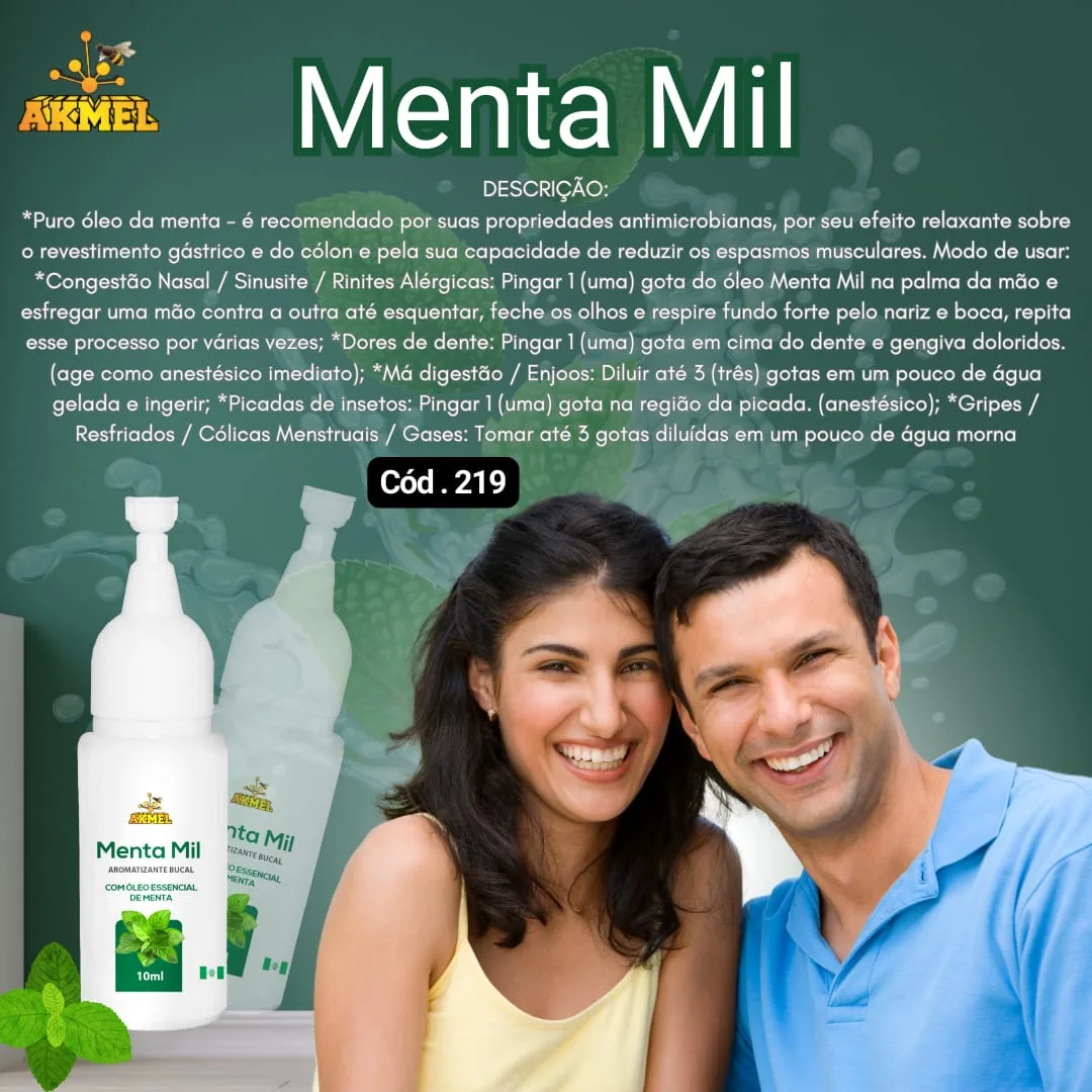 PÓ DENTAL MENTA MIL 15g