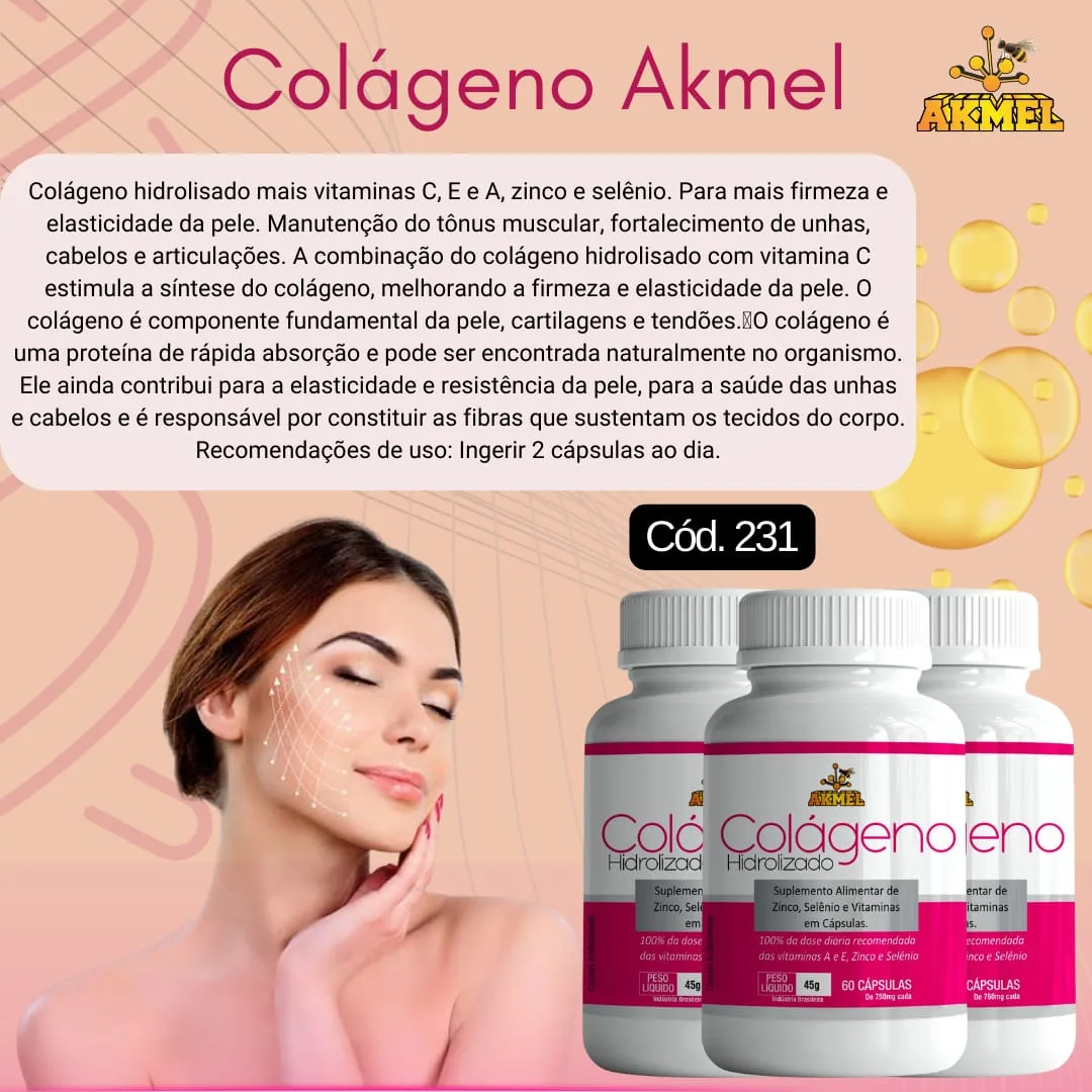 COLÁGENO AKMEL - 45g