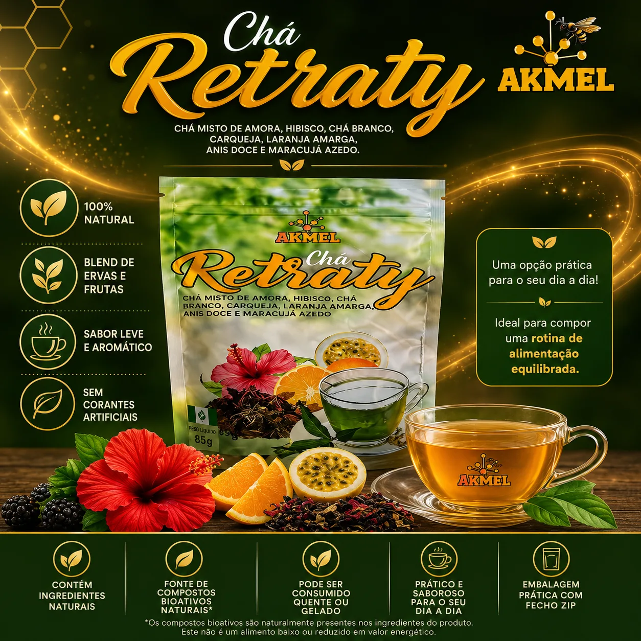 CHÁ RETRATY 85g