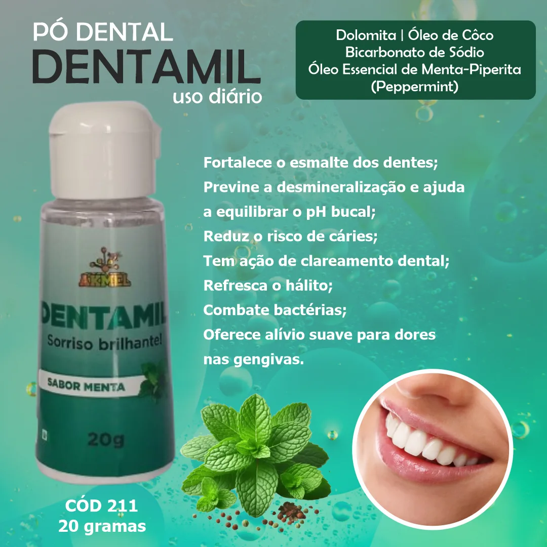 PÓ DENTAMIL AKMEL - 20G