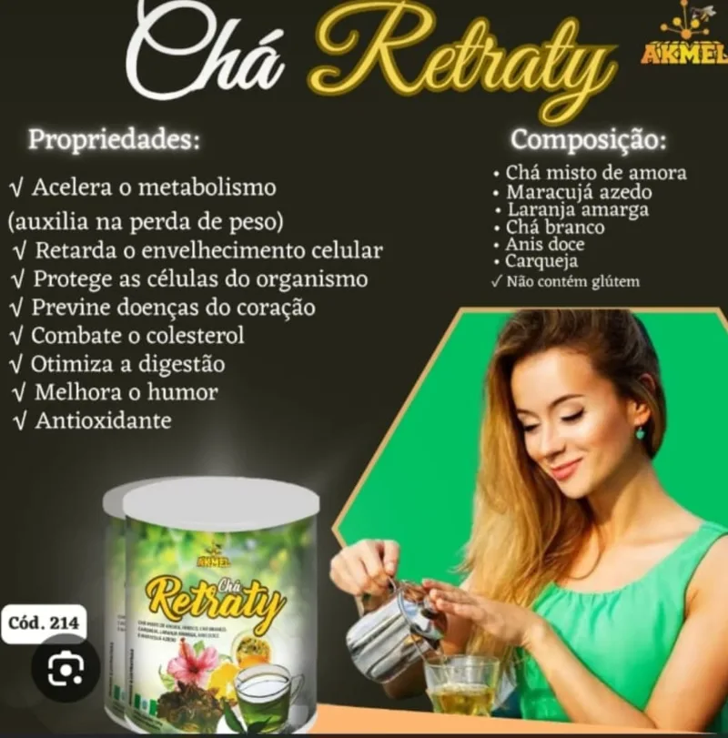 Chá Retraty AKMEL 85 g